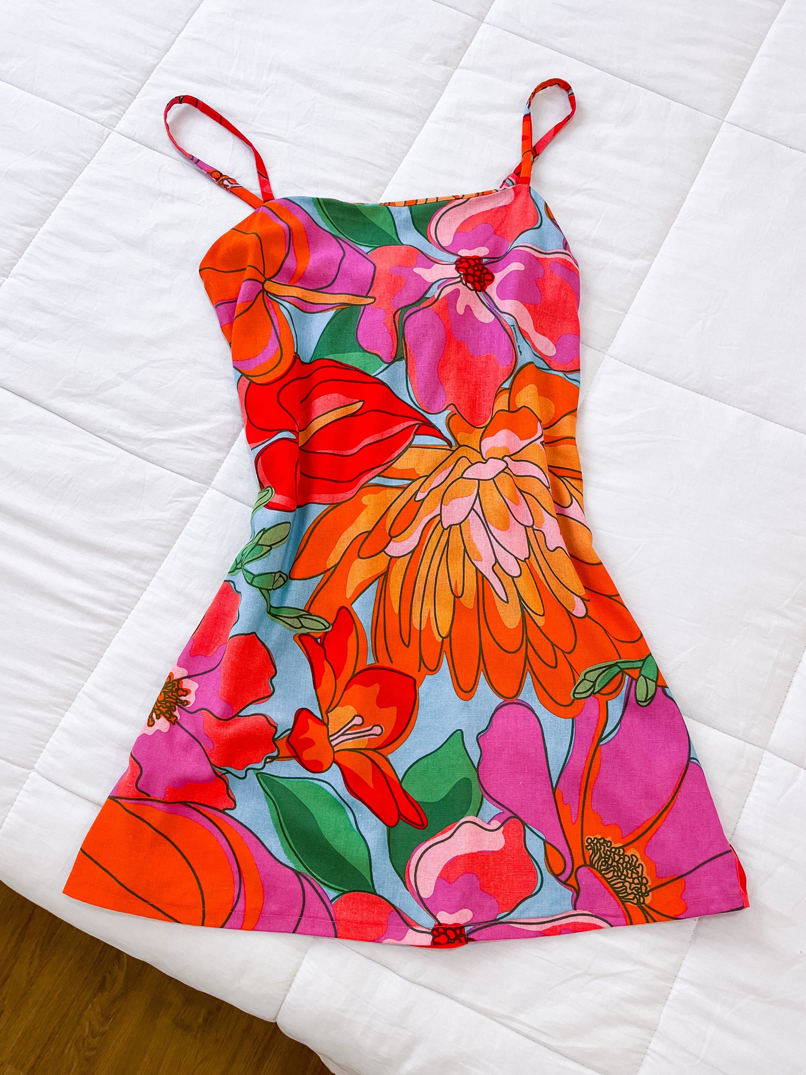 Soleil Dress in Hibiscus