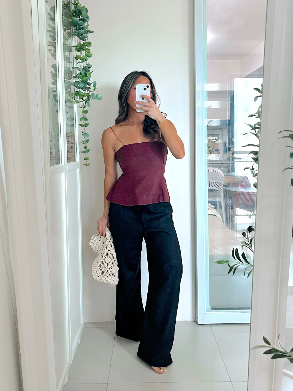 Ayla Top in Brick