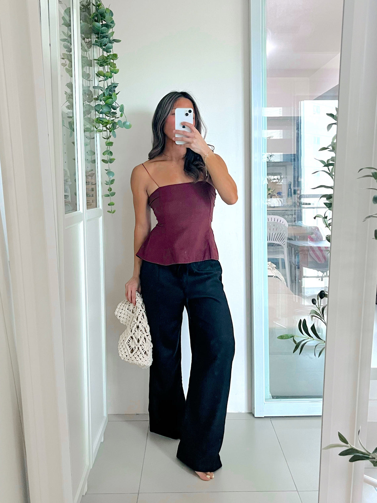 Ayla Top in Brick