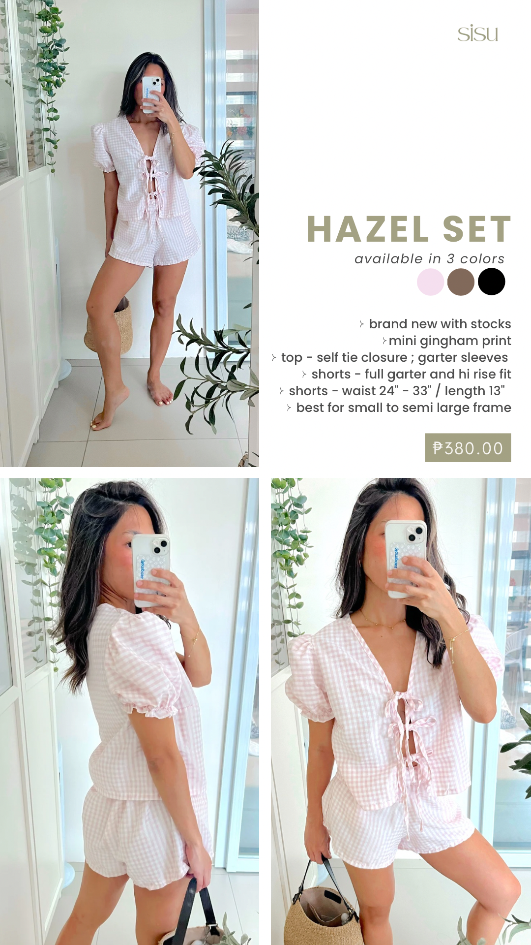 Hazel Set in Blush