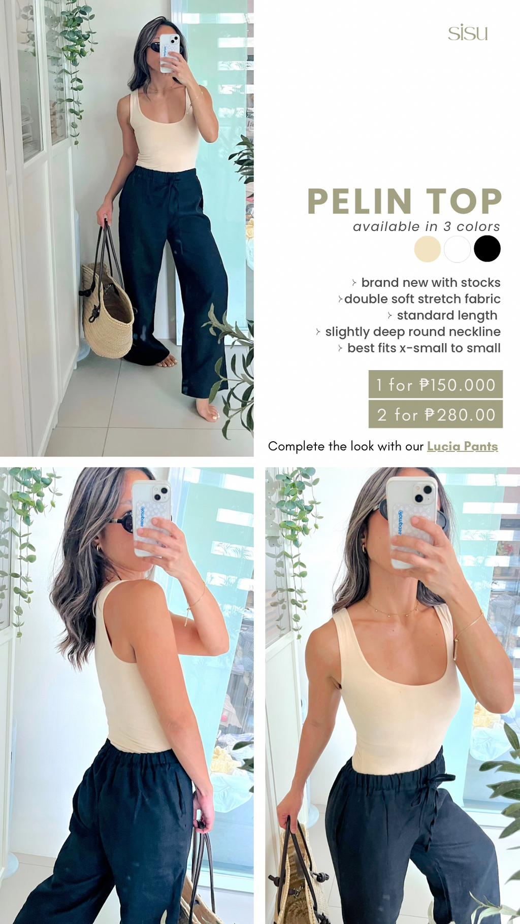Pelin Top in Vanilla
