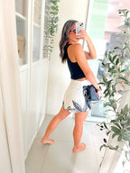 Yaz Top or Skirt in Palm Ink