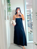 Dalga Dress in Black-White