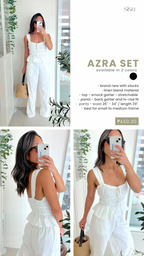 Azra Set in White