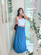 Marmaris Dress or Skirt in Blue