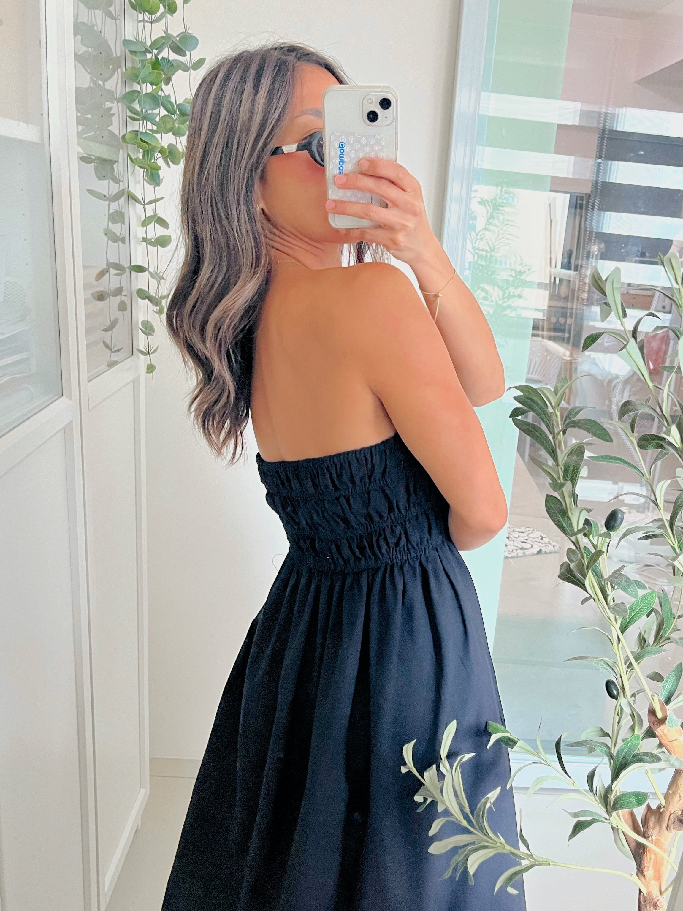 Marmaris Dress or Skirt in Black