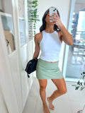 Yaz Top or Skirt in Plain-Sage