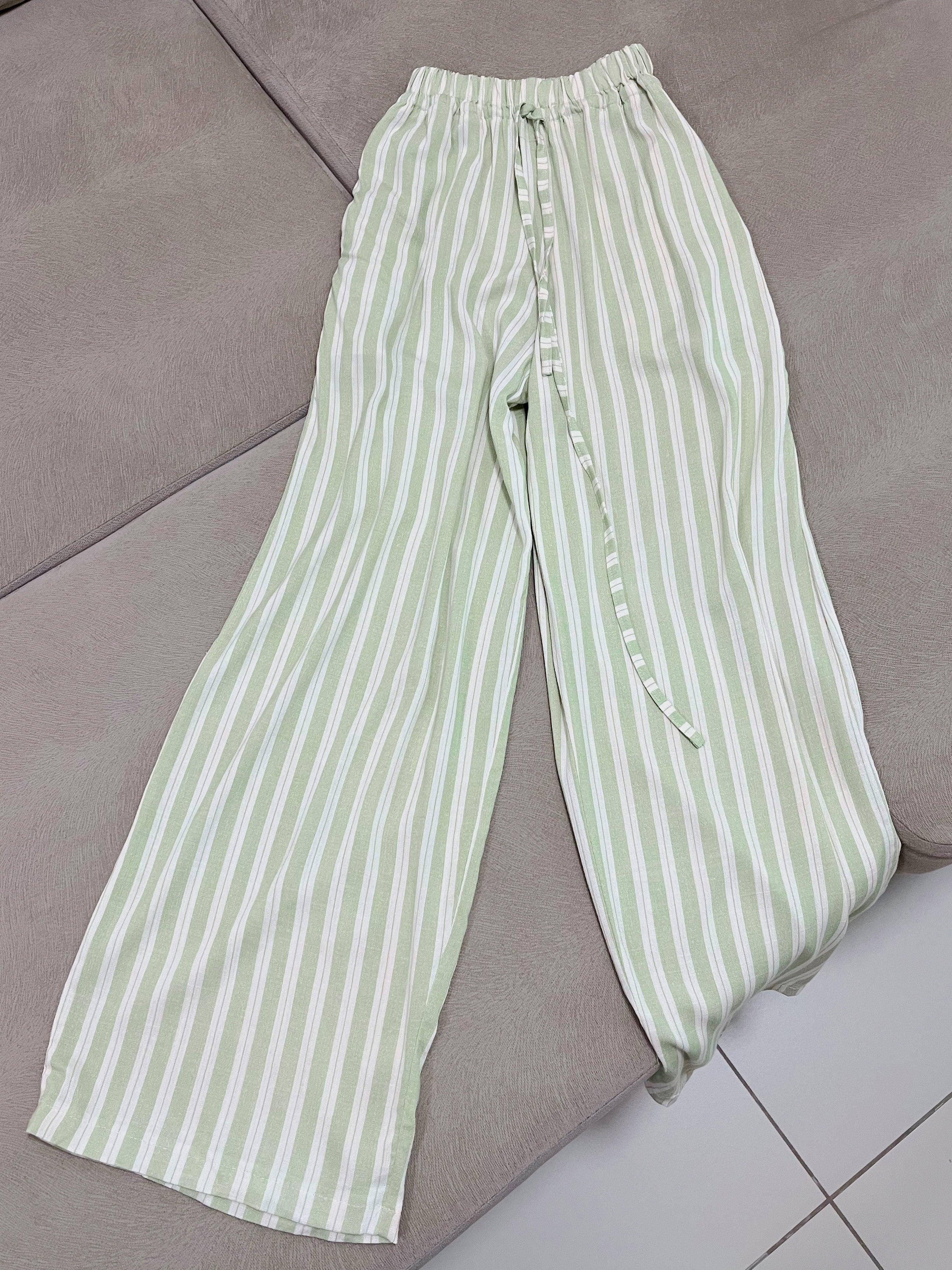 Dilara Pants in Lime Wash