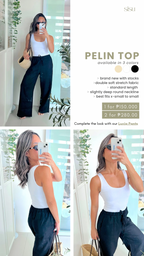 Pelin Top in White