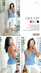 Lina Top in Blue