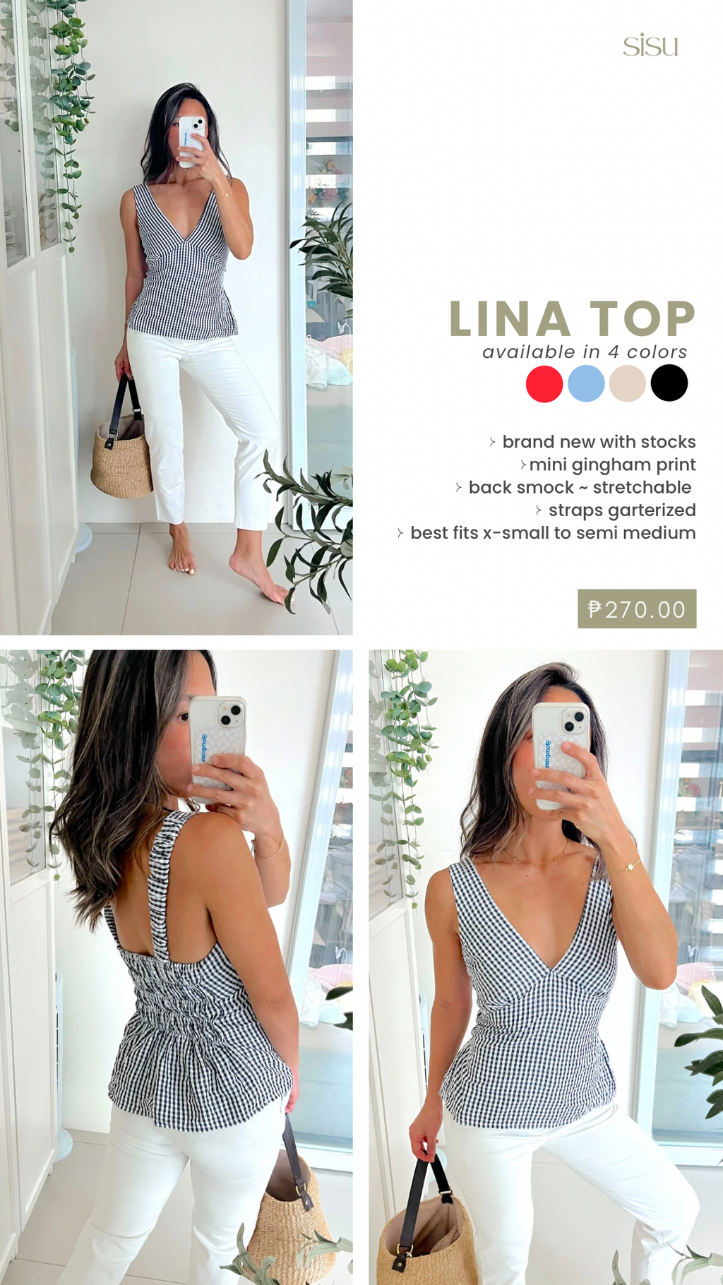 Lina Top in Black