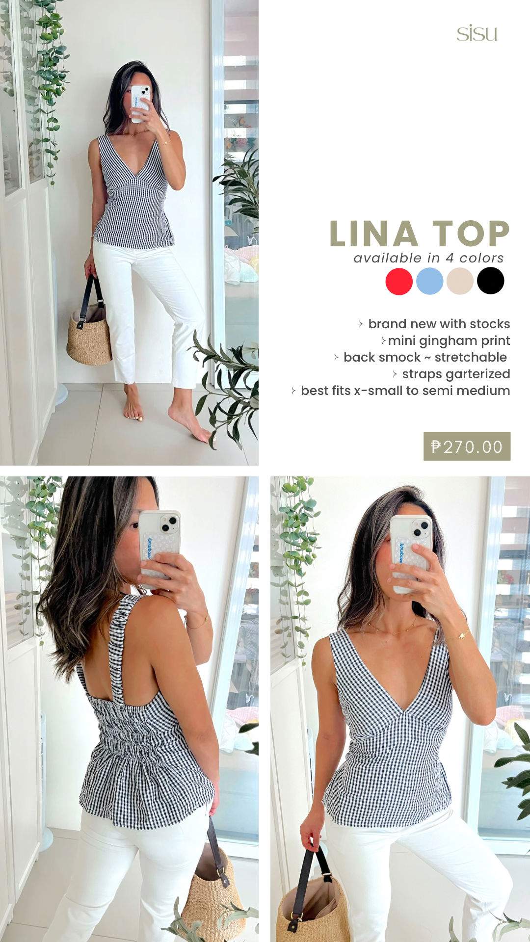 Lina Top in Black