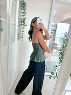 Ayla Top in Dark Green