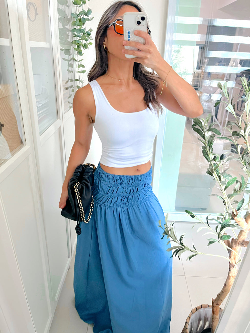 Marmaris Dress or Skirt in Blue