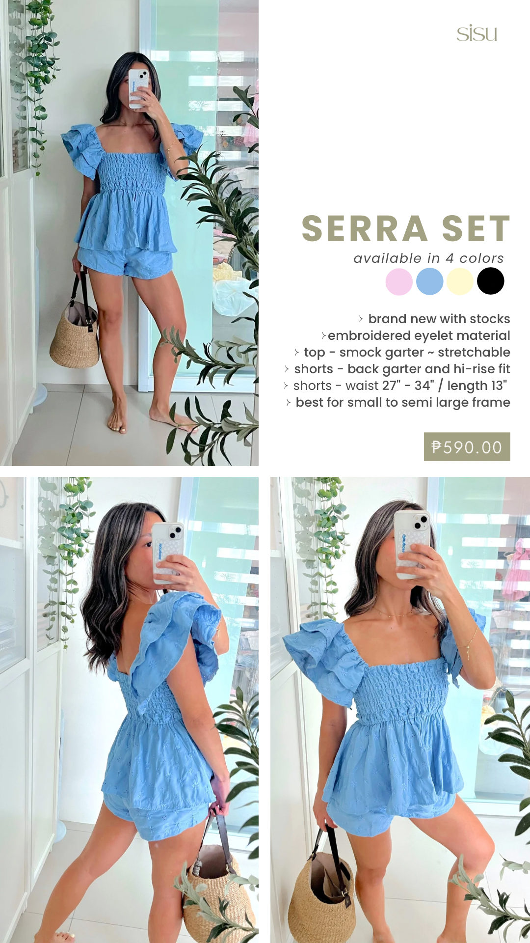 Serra Set in Blue