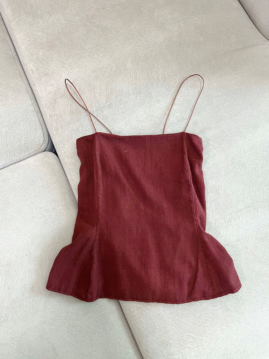 Ayla Top in Brick