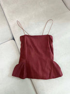 Ayla Top in Brick