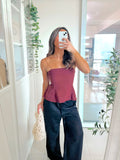 Ayla Top in Brick