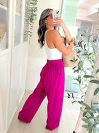 Kiyi Trouser in Magenta