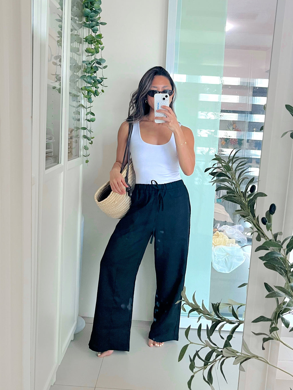 Pelin Top in White