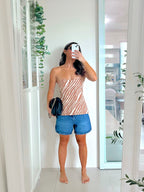Bali Top in Zebra