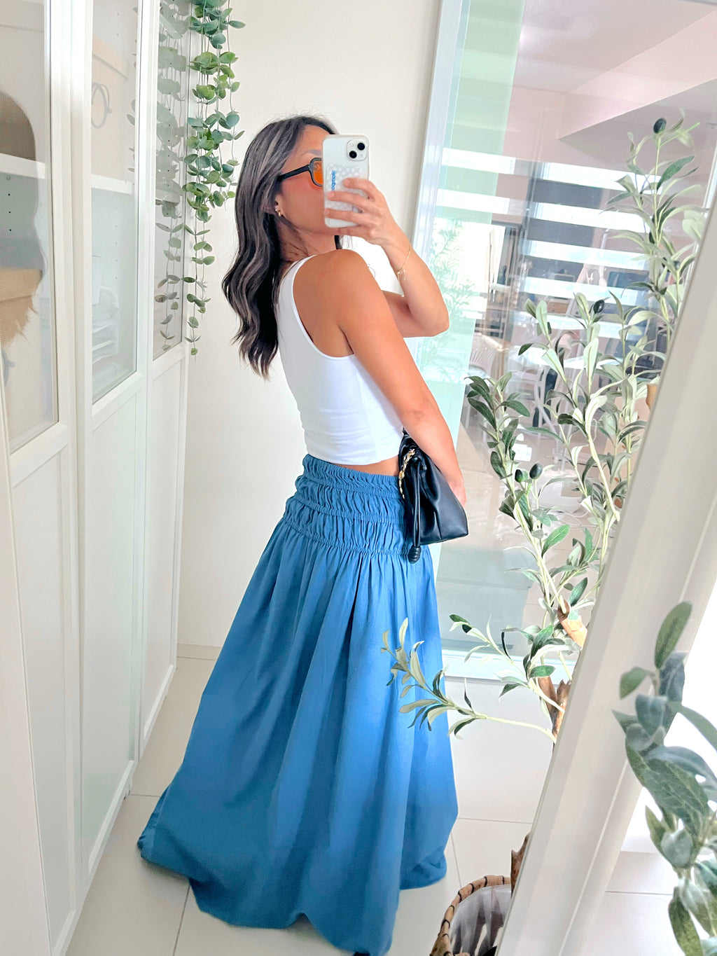 Marmaris Dress or Skirt in Blue