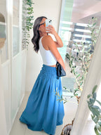 Marmaris Dress or Skirt in Blue