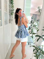 Selim Top in Blue
