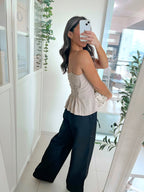 Ayla Top in Dark Oat