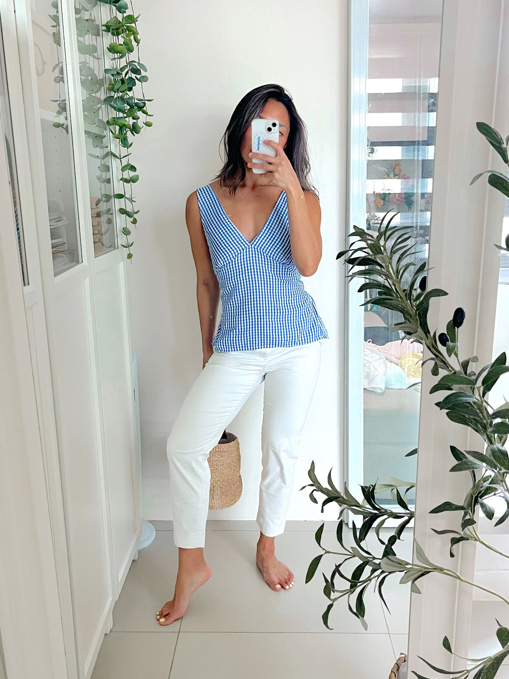 Lina Top in Blue