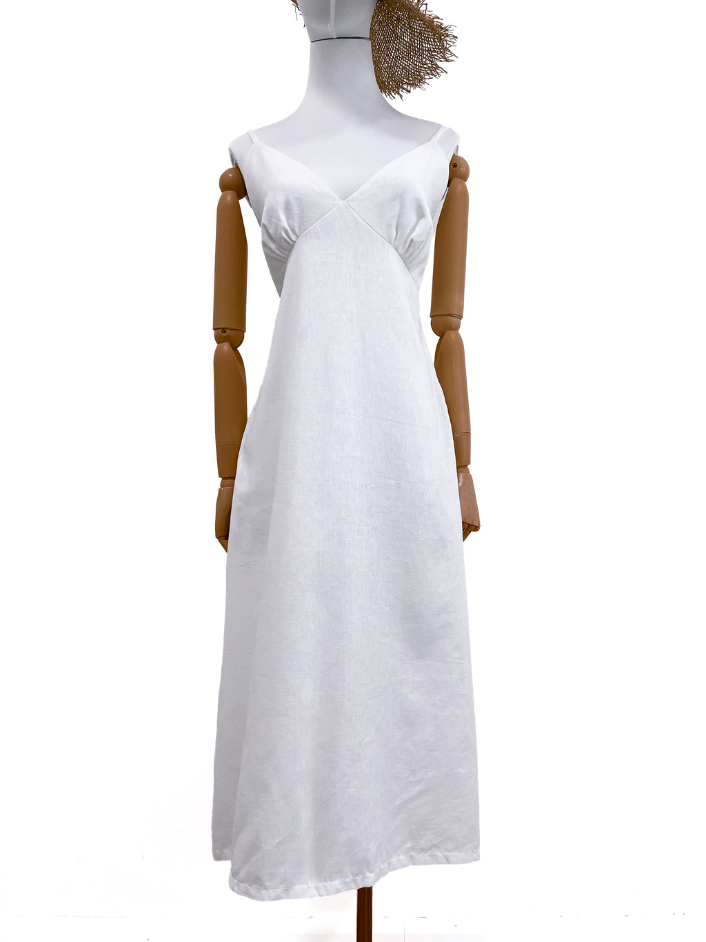 Capri Dress in White