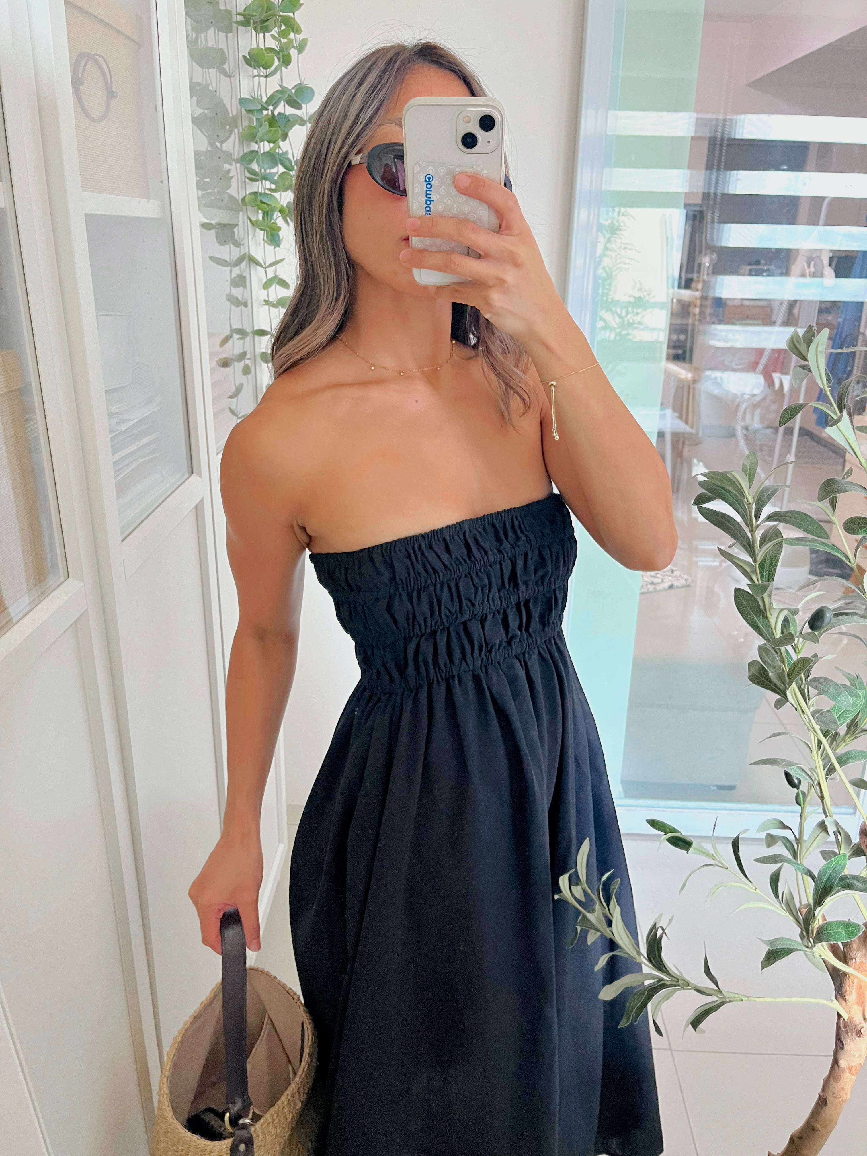 Marmaris Dress or Skirt in Black