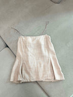 Ayla Top in Dark Oat
