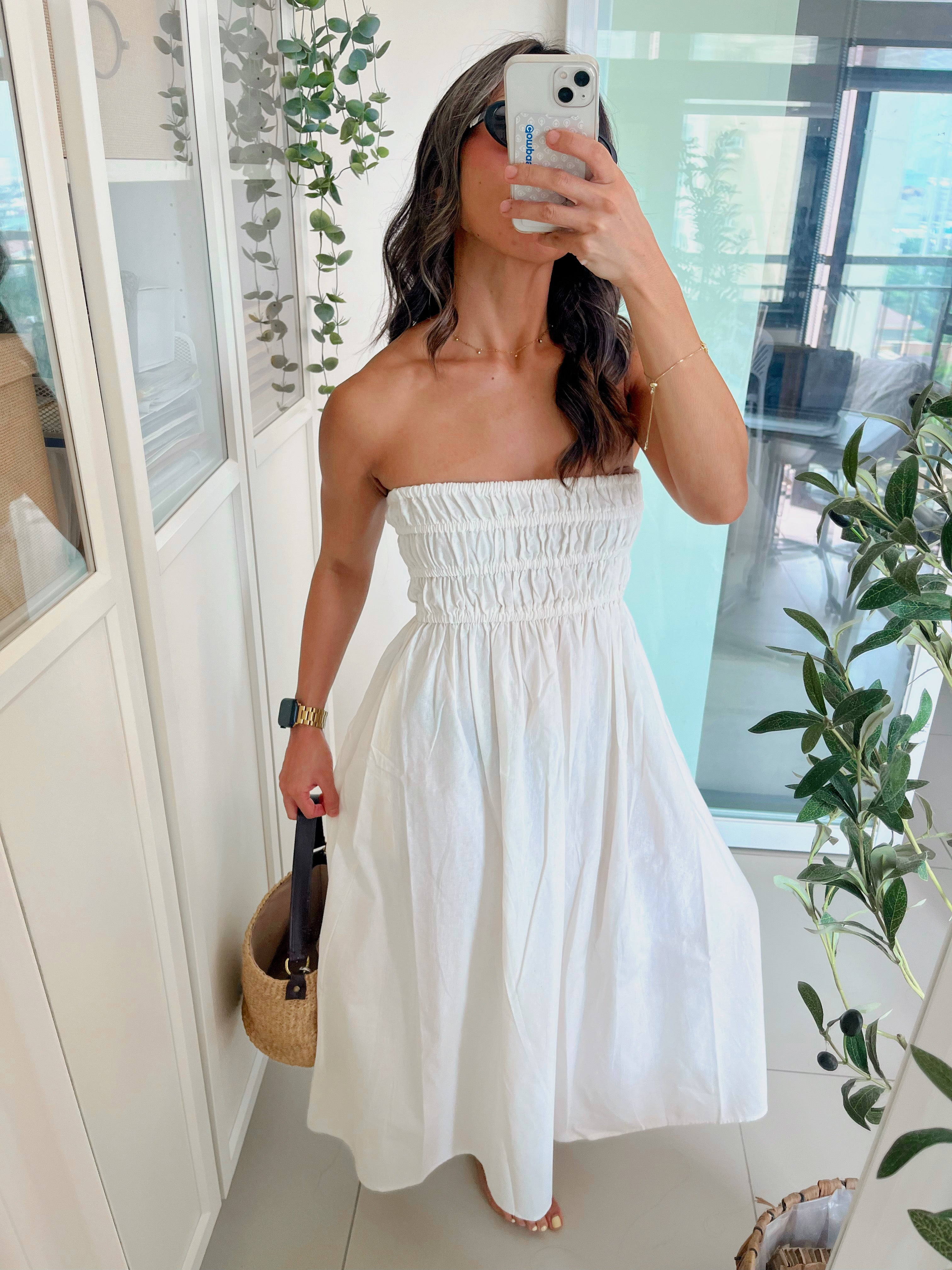 Marmaris Dress or Skirt in White