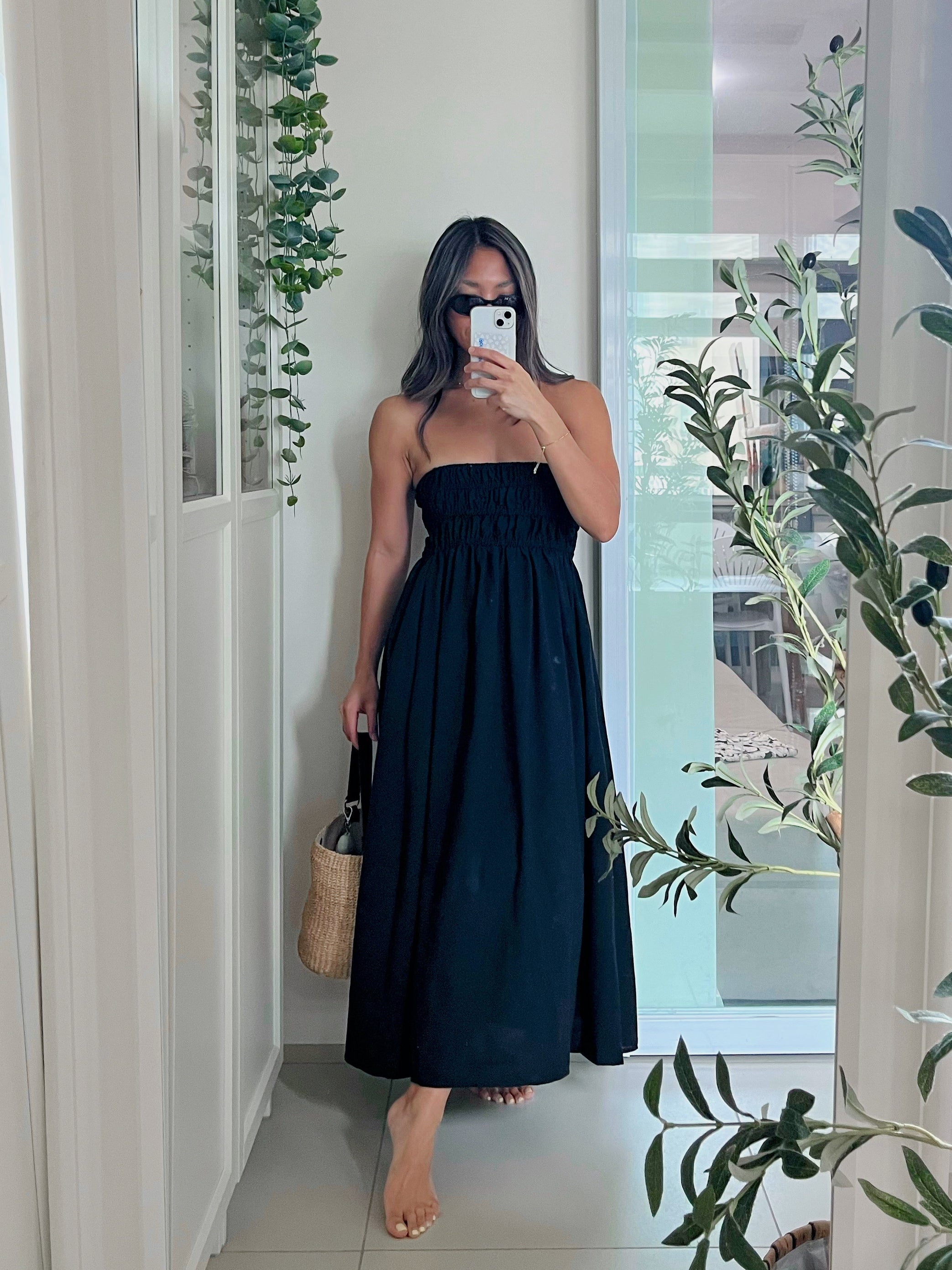 Marmaris Dress or Skirt in Black