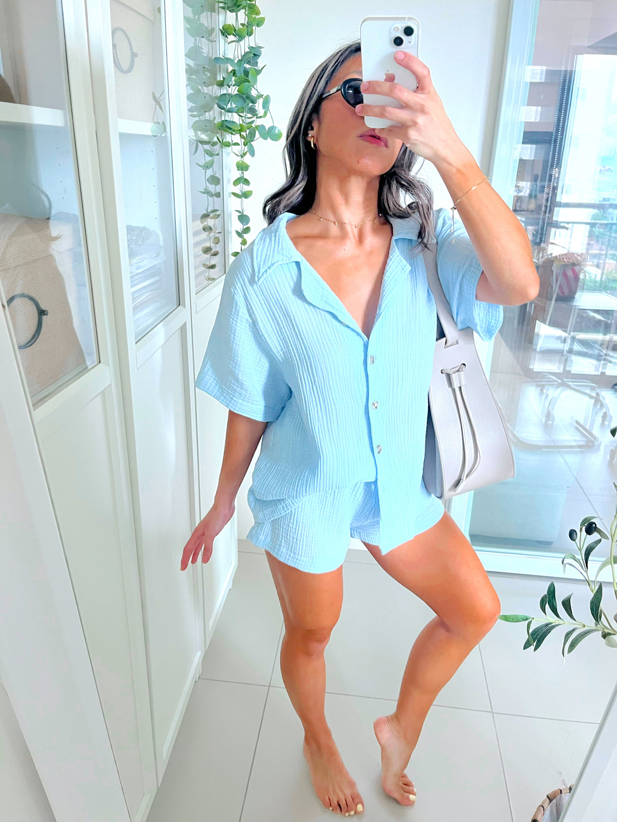 Ferah Set in Powder Blue