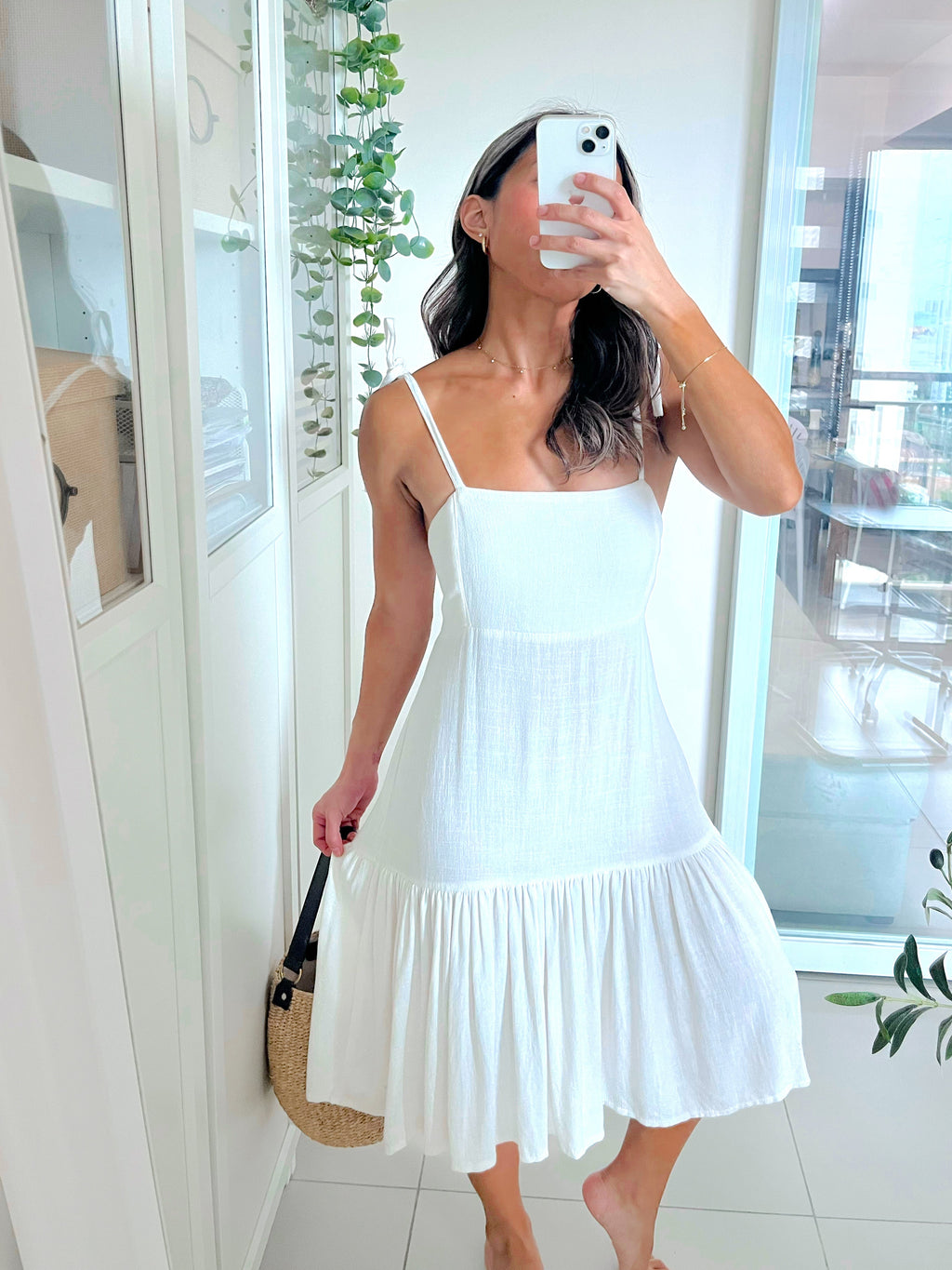 Lale Dress in Off White