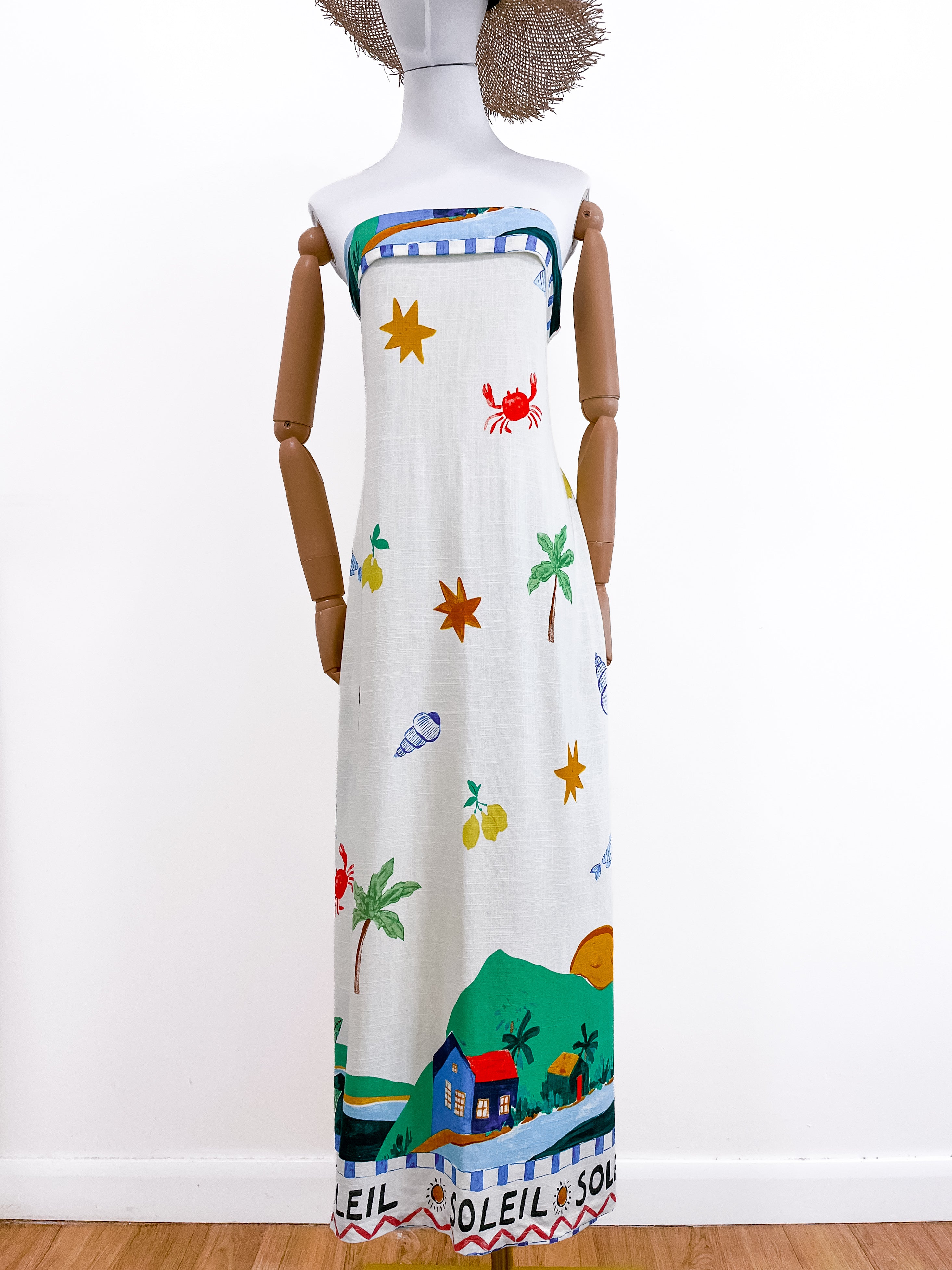 Marina Dress in Seaside