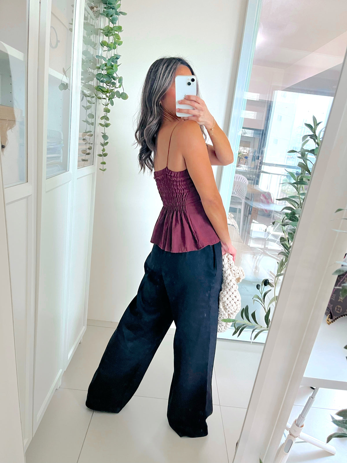 Ayla Top in Brick