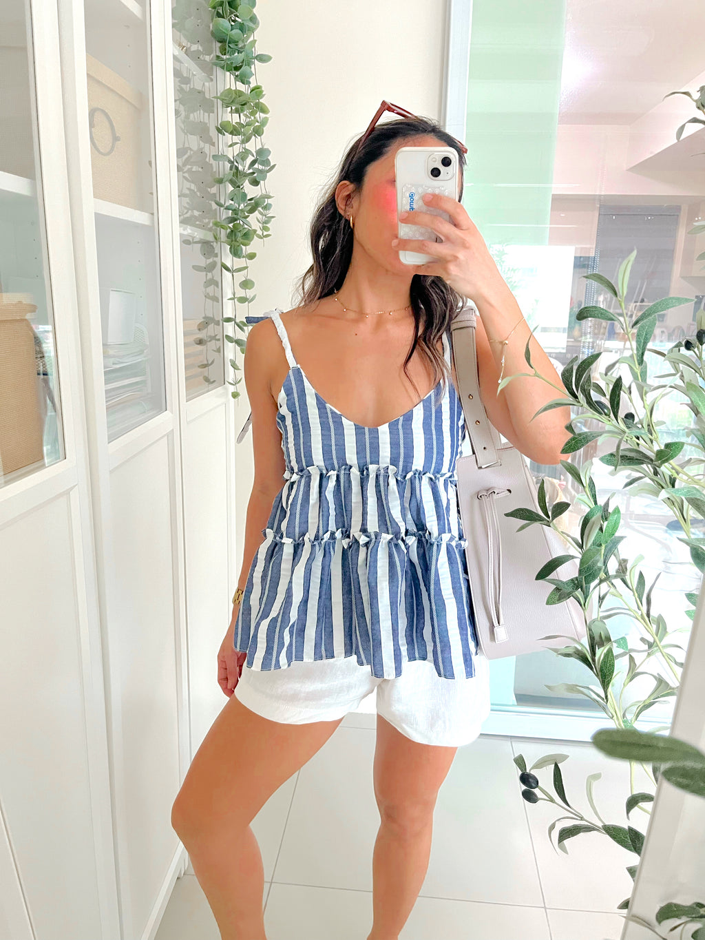 Selim Top in Blue