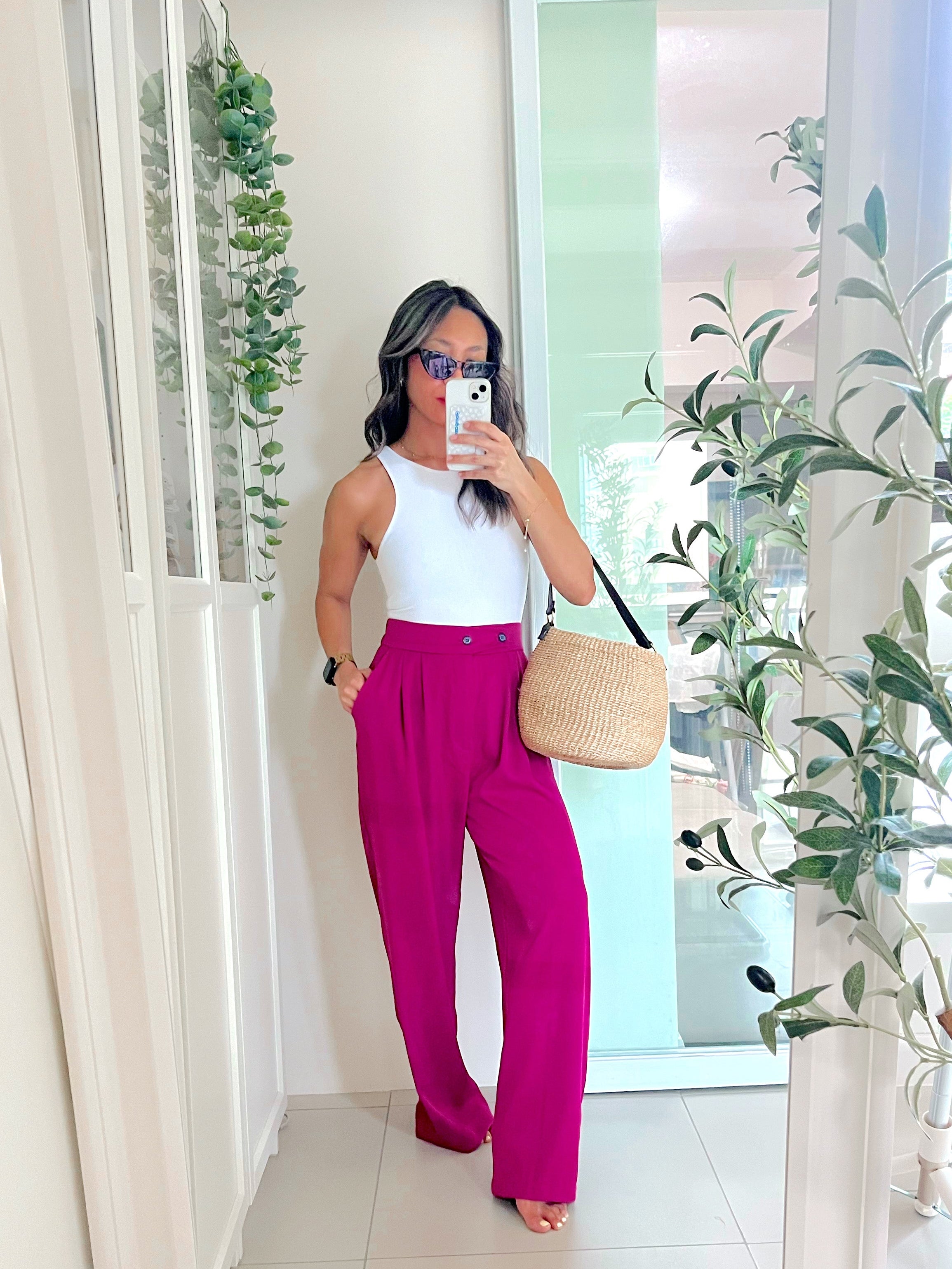 Kiyi Trouser in Magenta