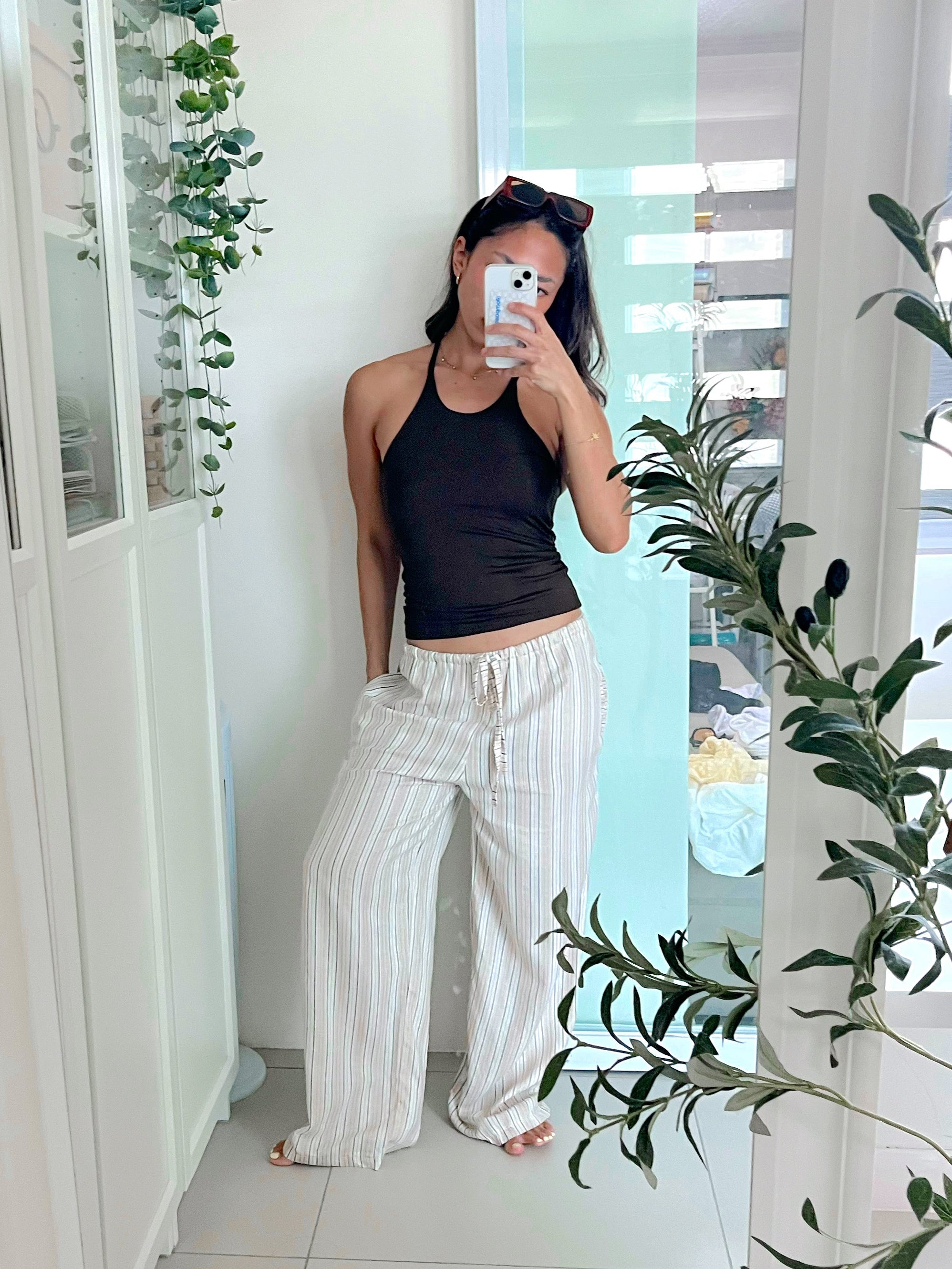 Lulu Top in Hershey Brown