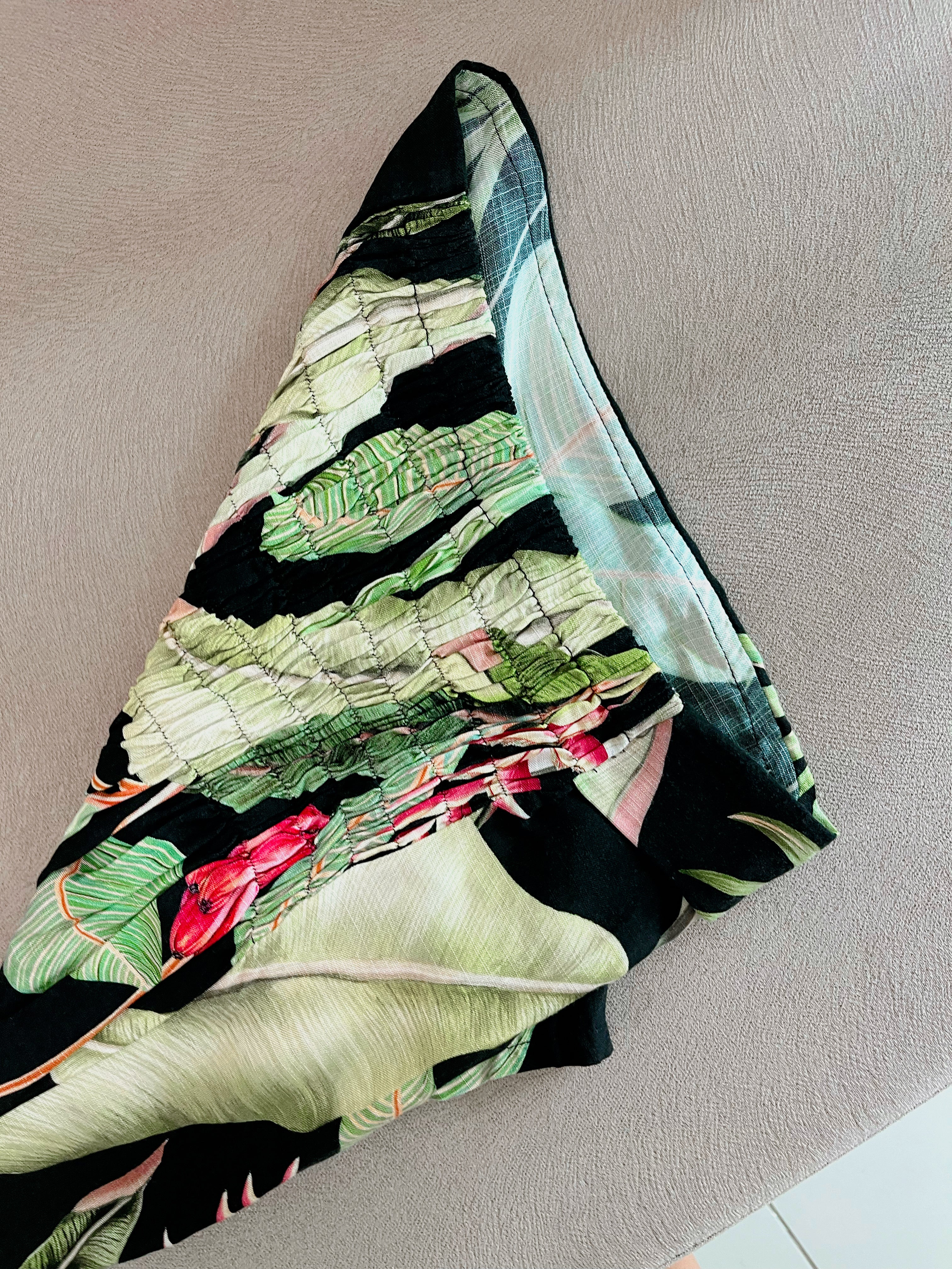 Yaz Top or Skirt in Noir Canopy