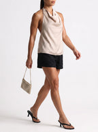 Felicia Top in Taupe