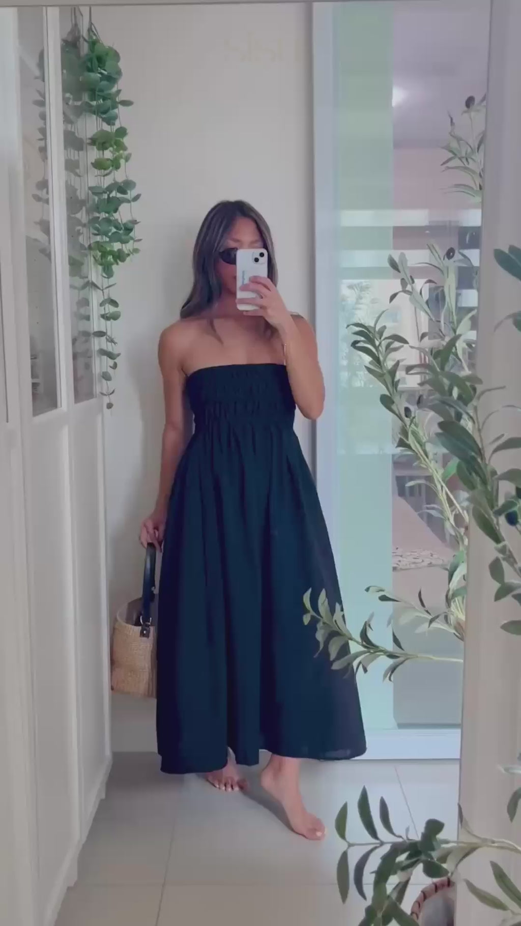Marmaris Dress or Skirt in Black