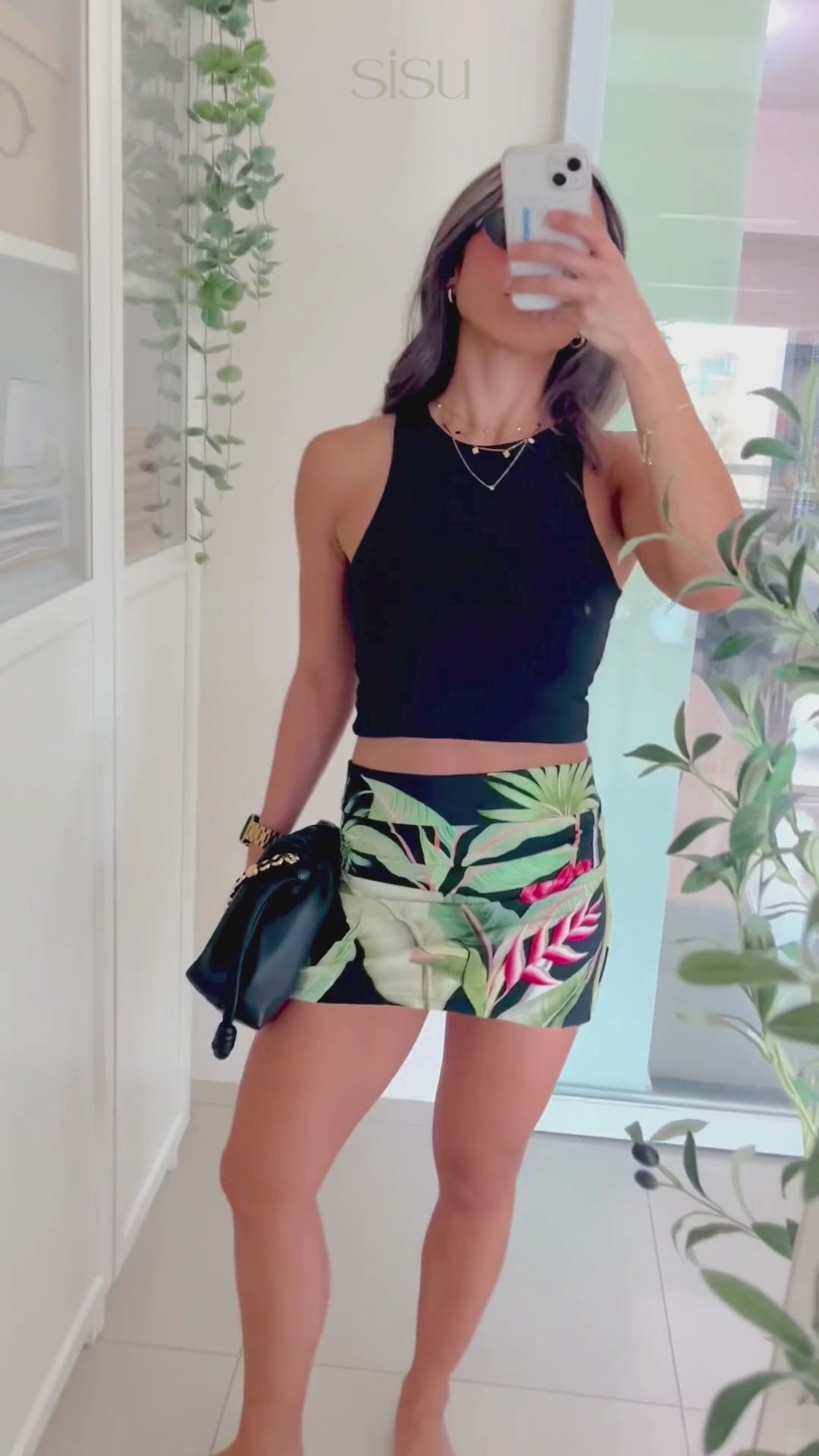 Yaz Top or Skirt in Monoflora